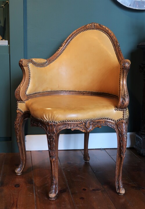 Louis XV style office armchair