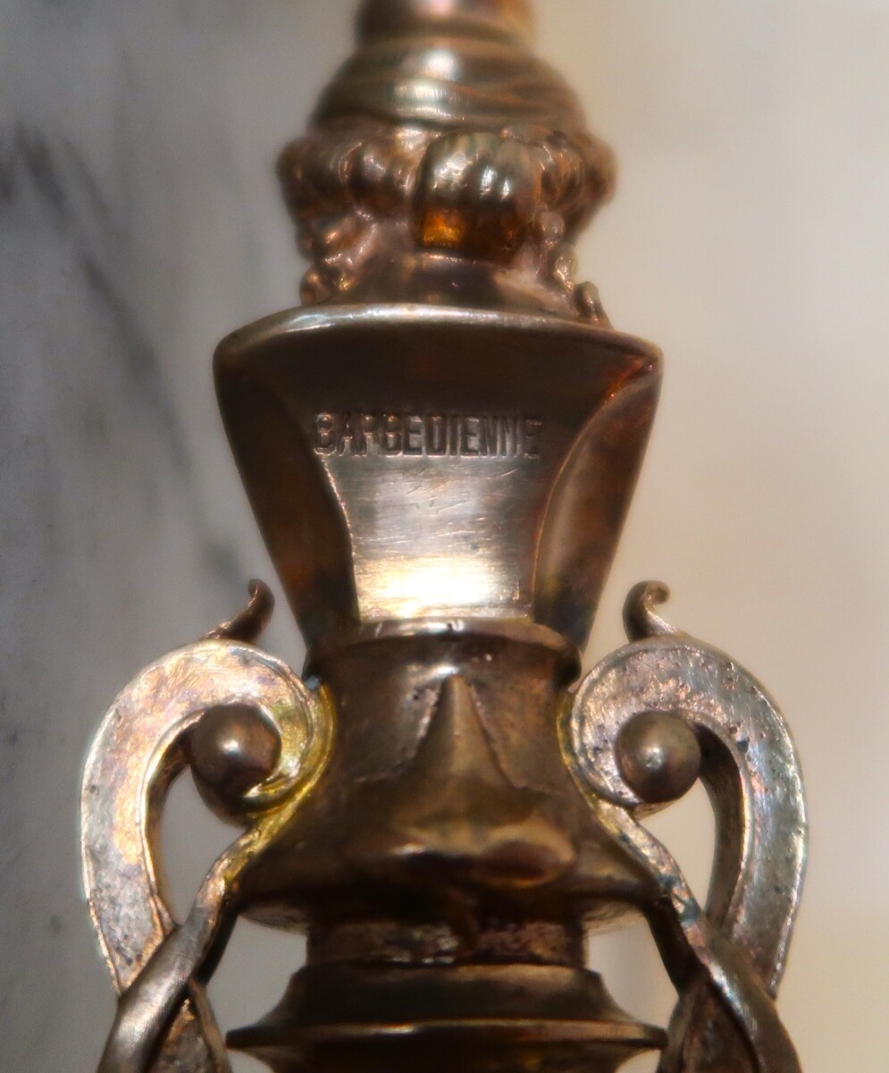 Barbedienne, Pair of candelholders