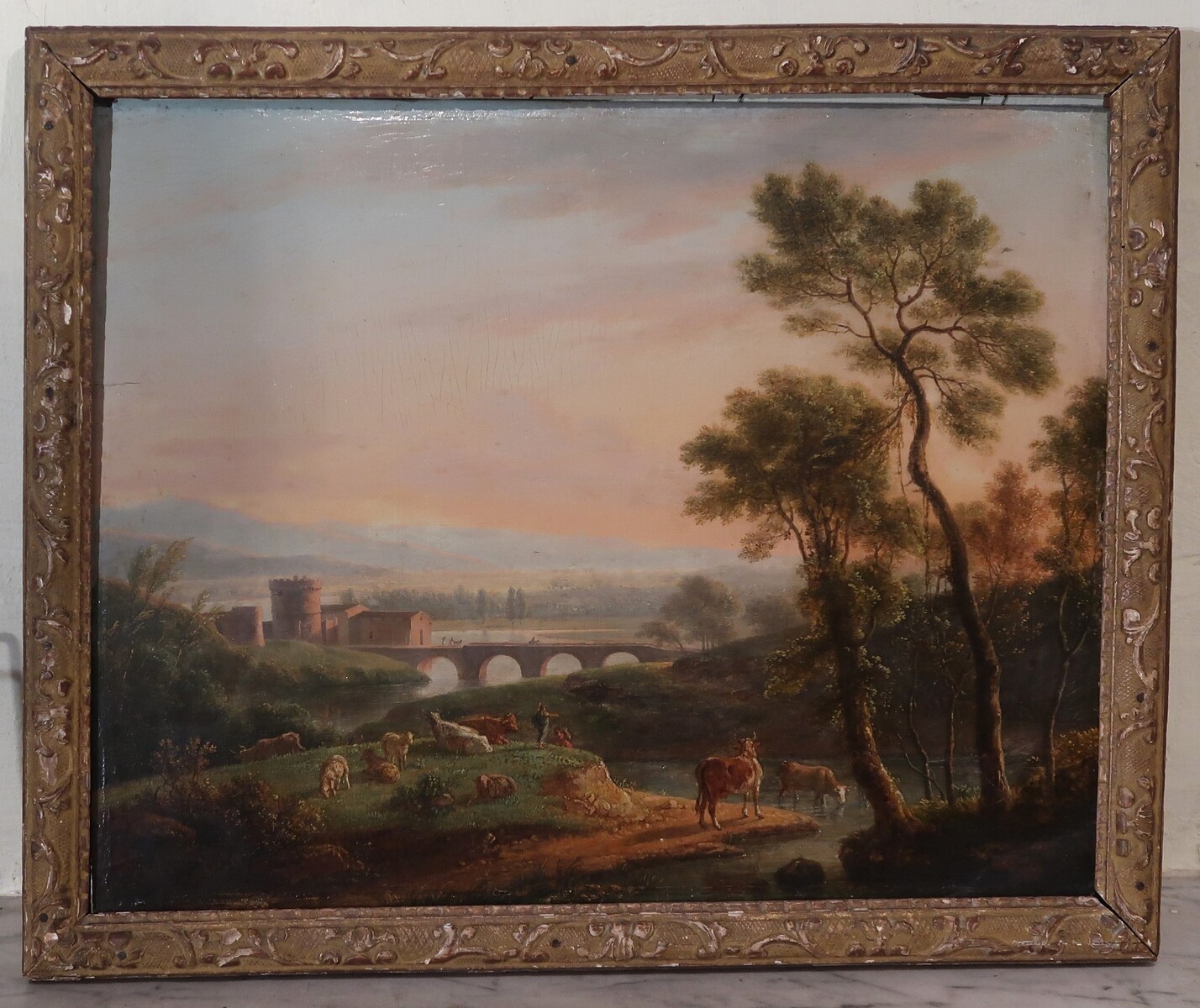 Landscape with cows