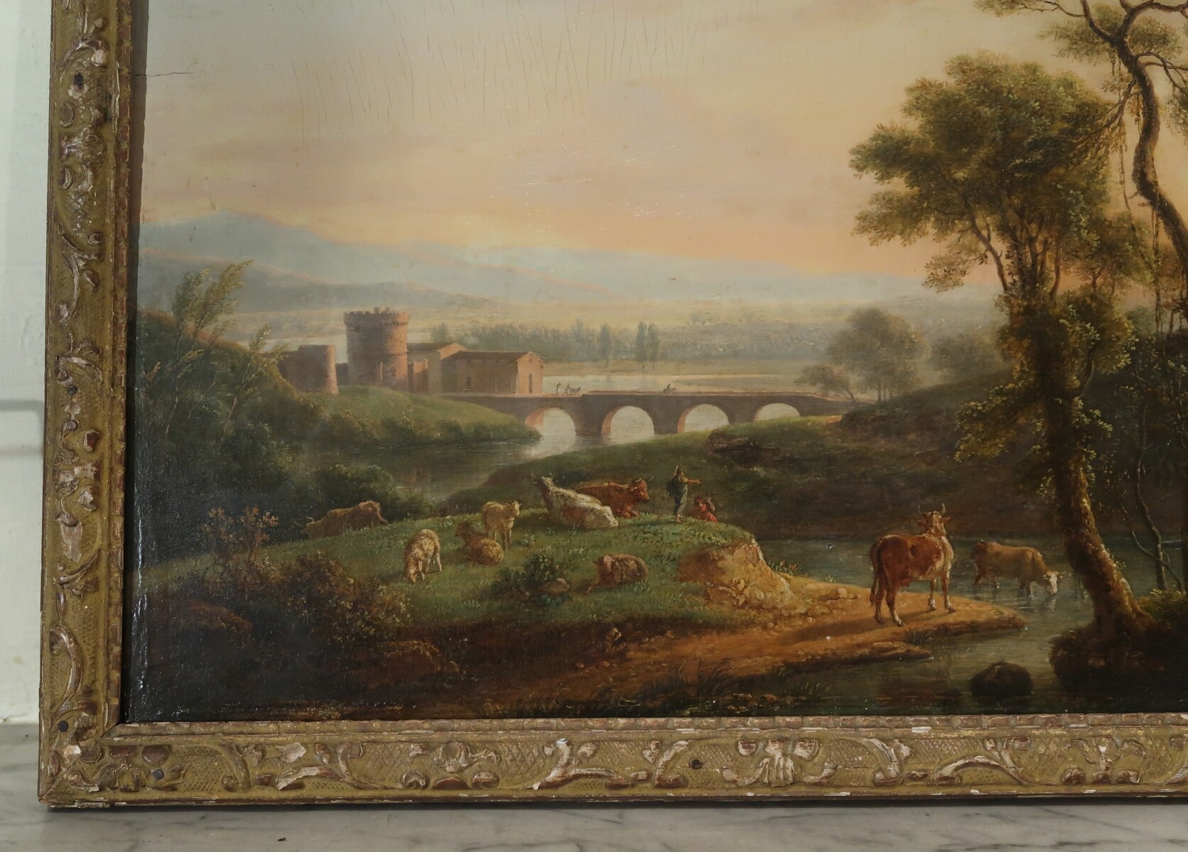 Landscape with cows