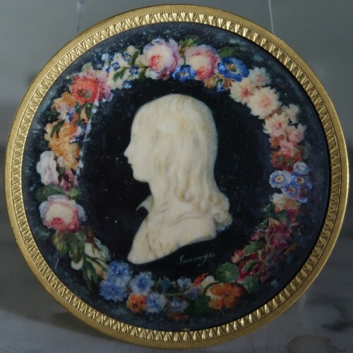 Louis XVII miniature by Piat-Joseph Sauvage