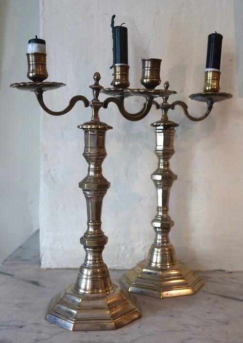 Pair of Regence candelabra