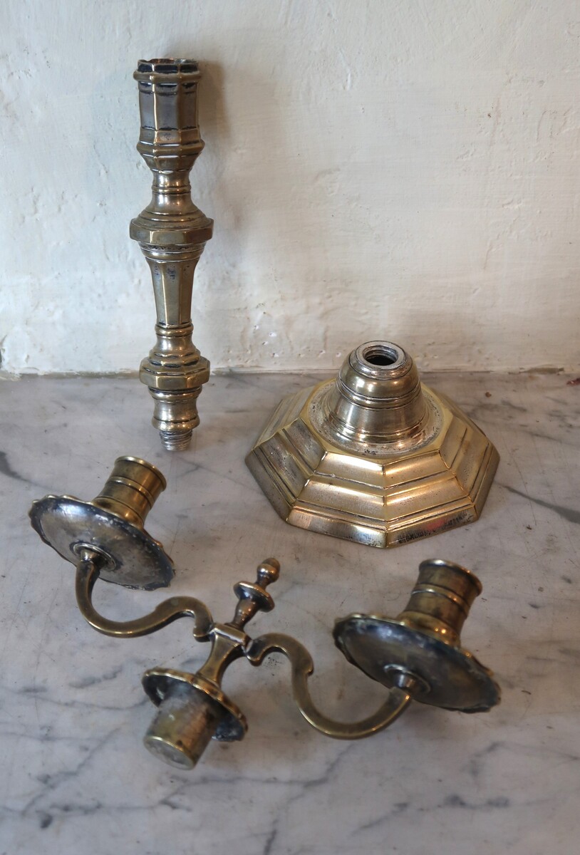 Pair of Regence candelabra