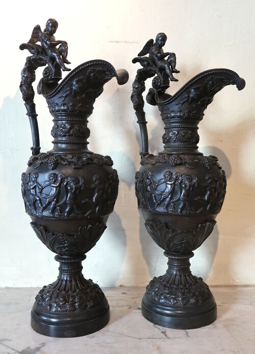 Pair of Renaissance revival vases